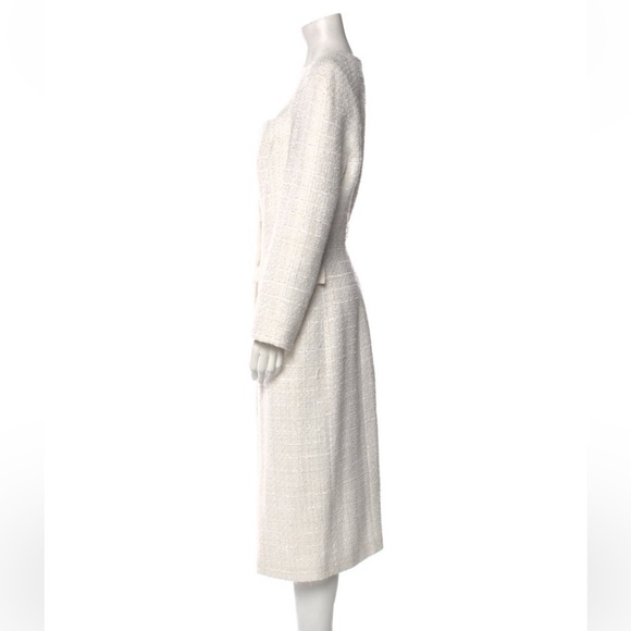 Huishan Zhang Celina Tweed Square-Neck Dress - Picture 6 of 7